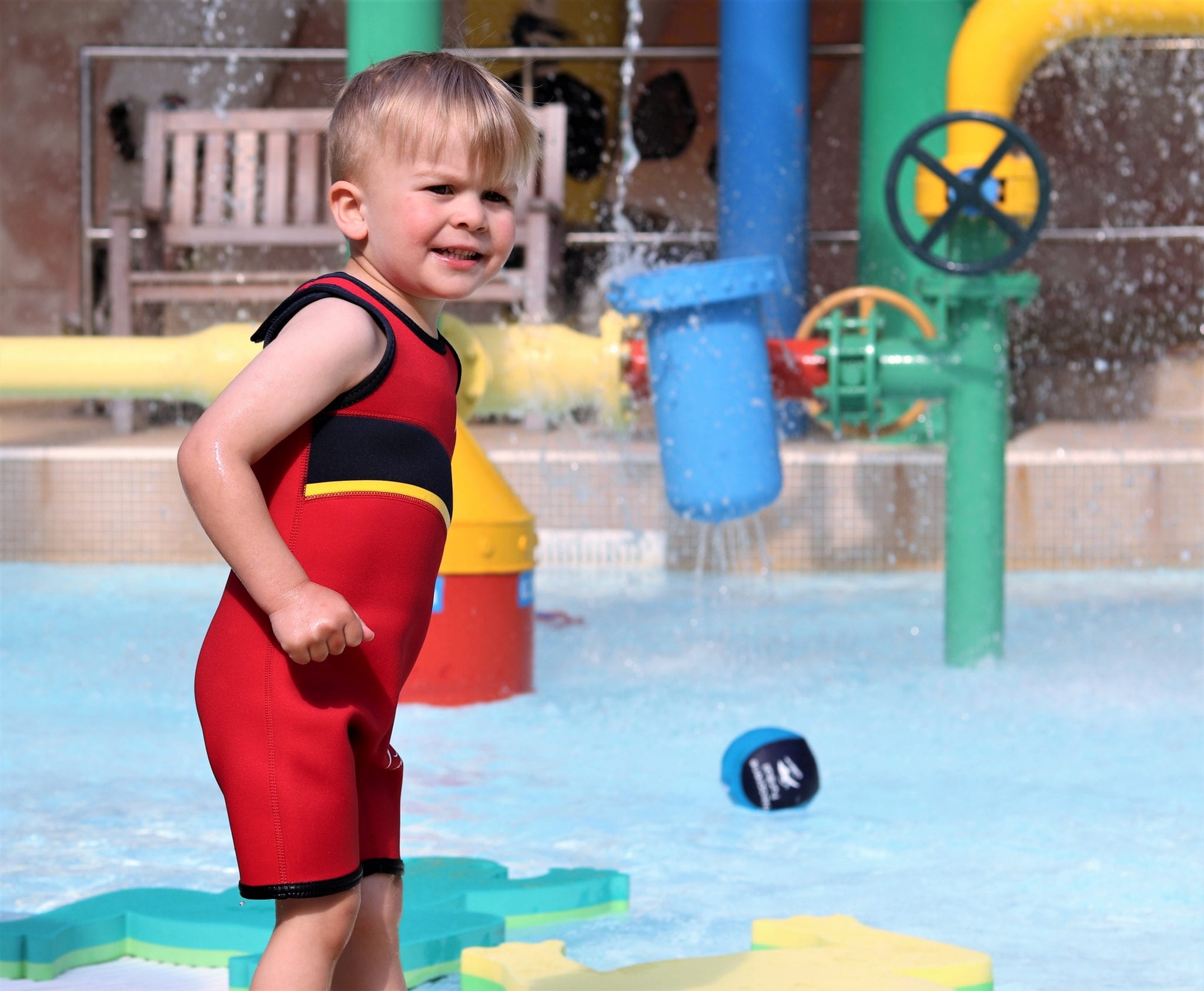 Swimming At Splash Landings Hotel, Alton Towers With Konfidence. Lara Joanna Jarvis