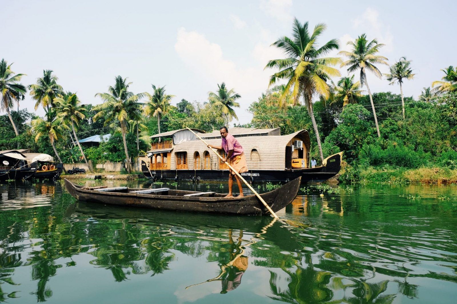 indian river boat with man chennai travel guide for families