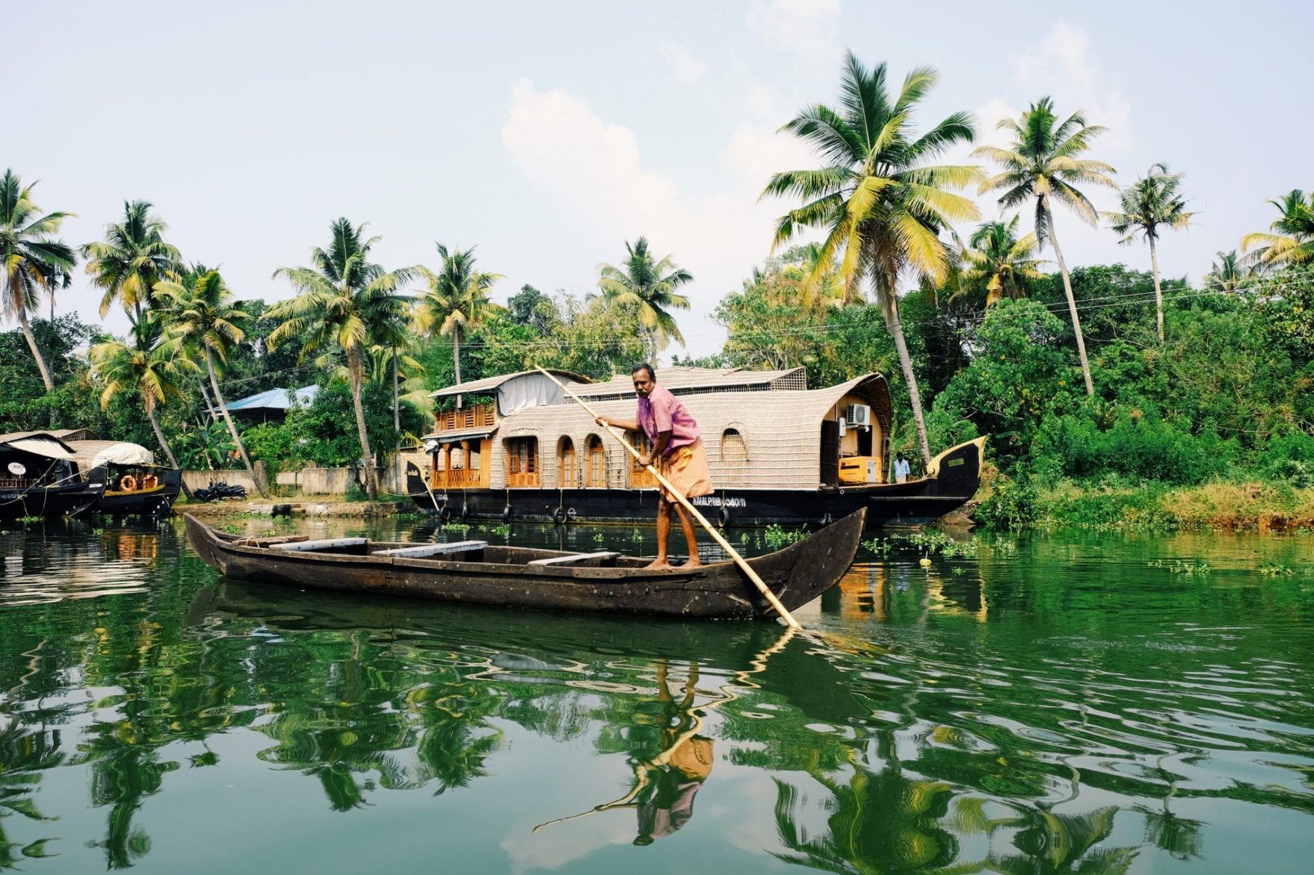 indian river boat with man chennai travel guide for families